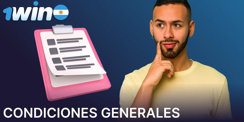 Condiciones generales de uso de los bonos 1win en Argentina