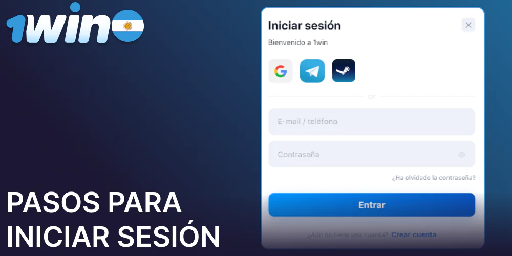 Guía de acceso a la cuenta 1win para jugadores de Argentina