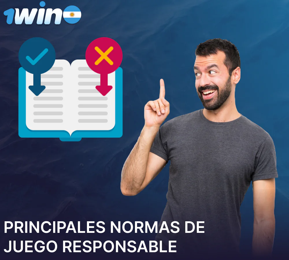 Las principales reglas del juego responsable en 1win Argentina